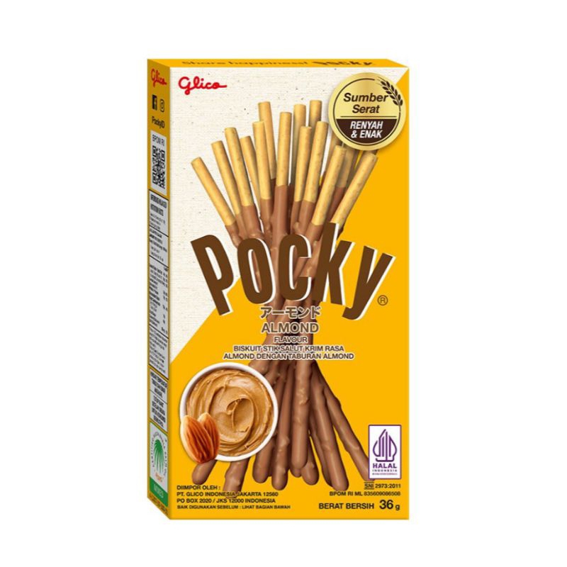 

Pocky Almond 36 g biskuit stick