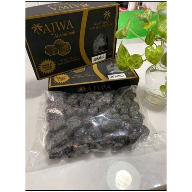 

KURMA AJWA MADINAH JUMBO 1KG|| KURMA AJWA 1KG