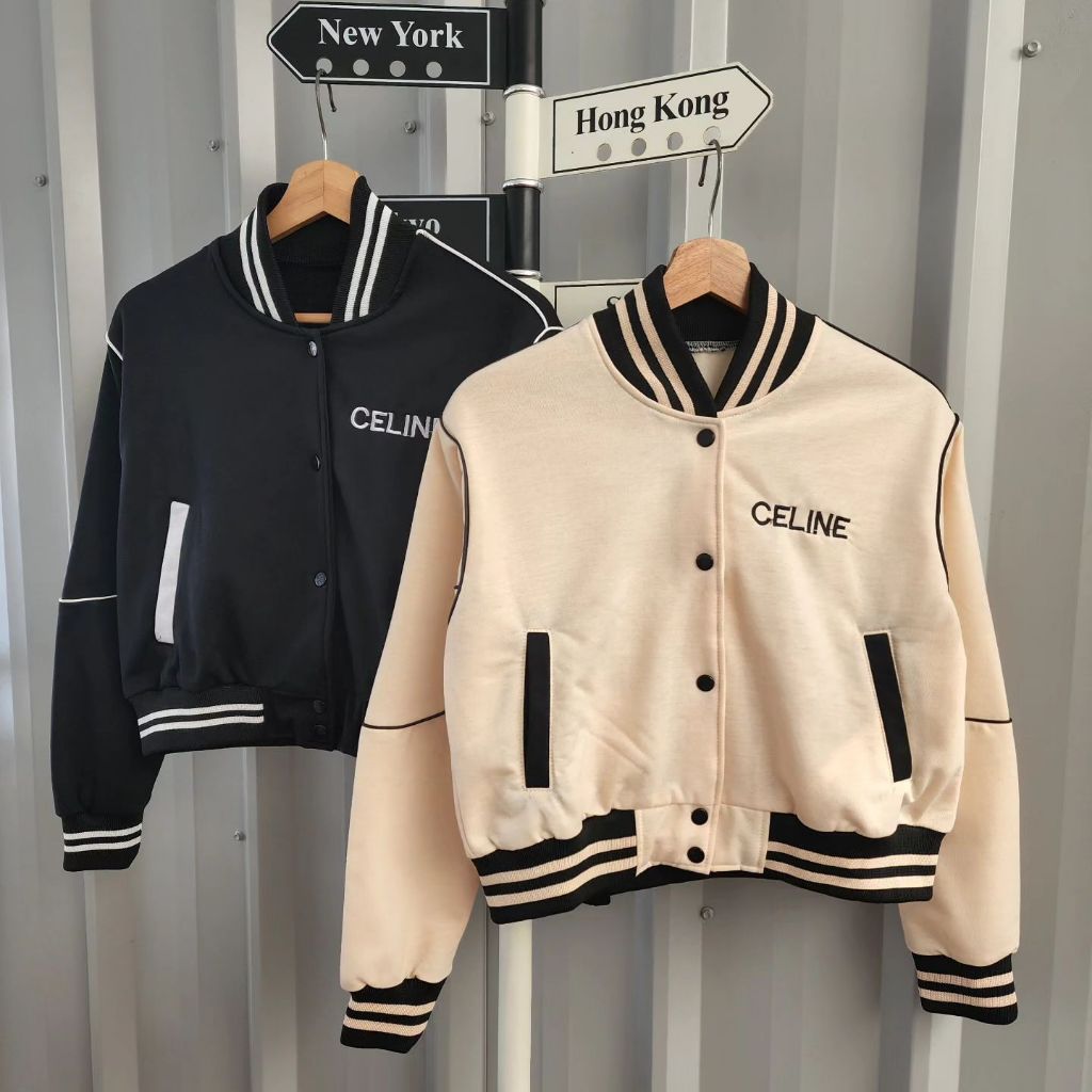 ( isi 2 pcs ) Jaket couple pasangan terbaru CROOPE CELINE / sweater couple pasangan atasan crewneck 
