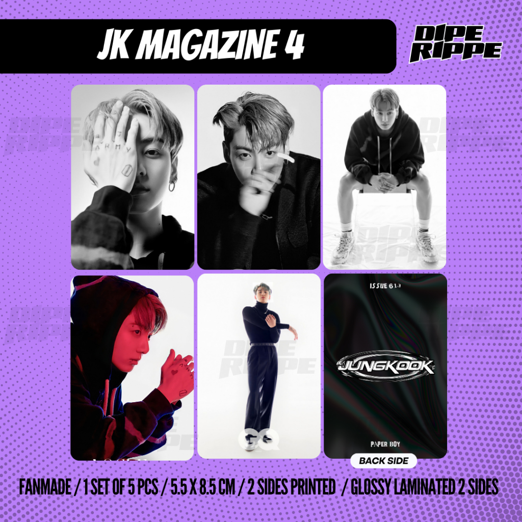 BANGTAN VOGU3 X GQ JUNGKOOK JK MAGAZINE