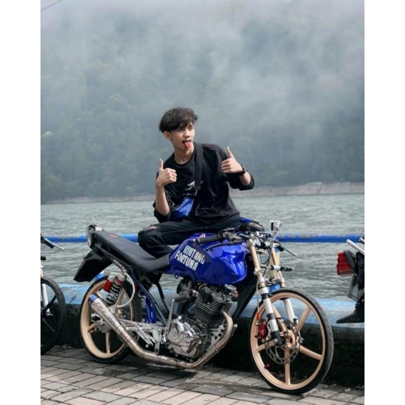 Knalpot Original Gjz Racing Exhaust Herex Tingger Engker Engker