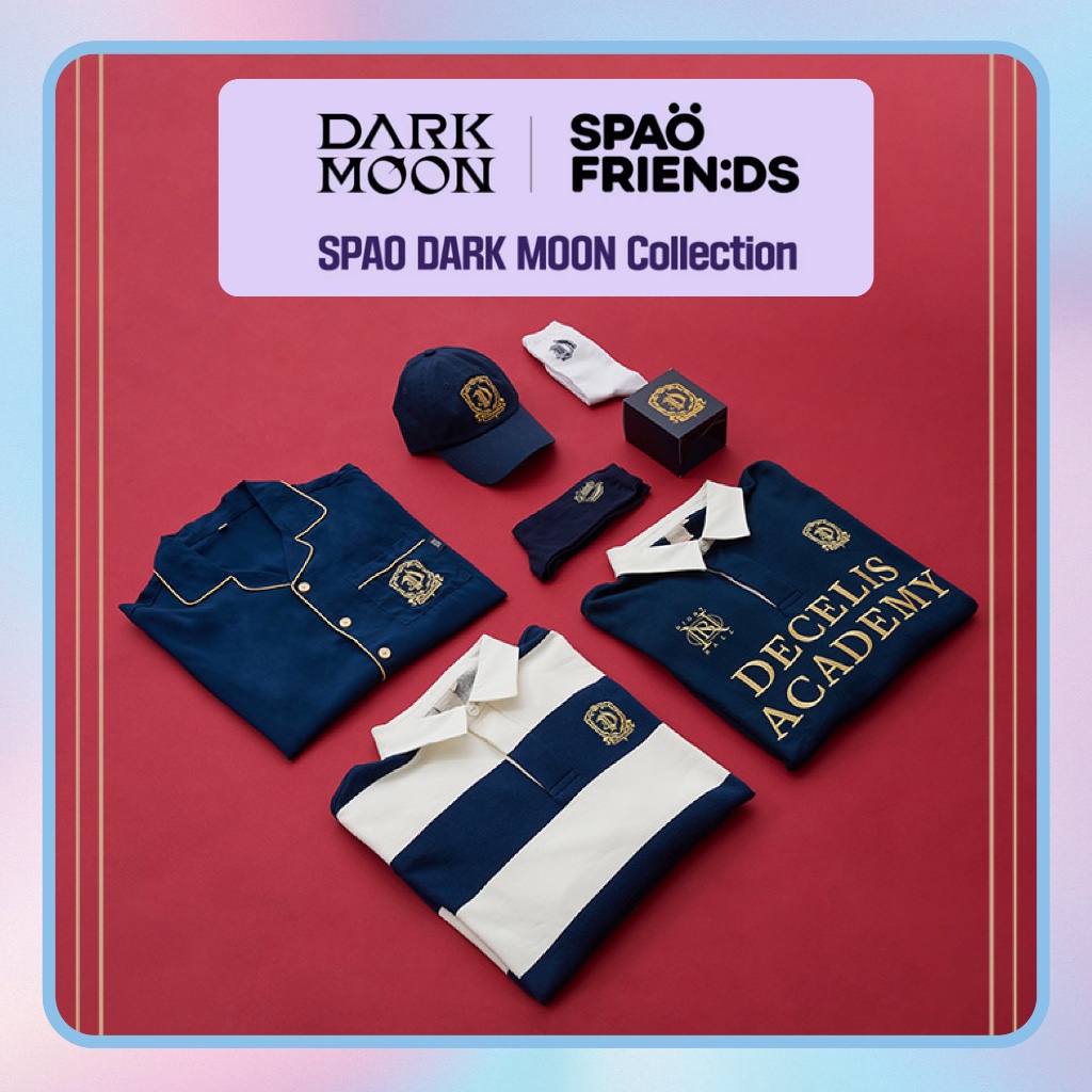 [READY TSHIRT] SPAO x ENHYPEN 'DARK MOON' Decelis Academy & 'Nightball Collection' Tshirt (SPAO Frie