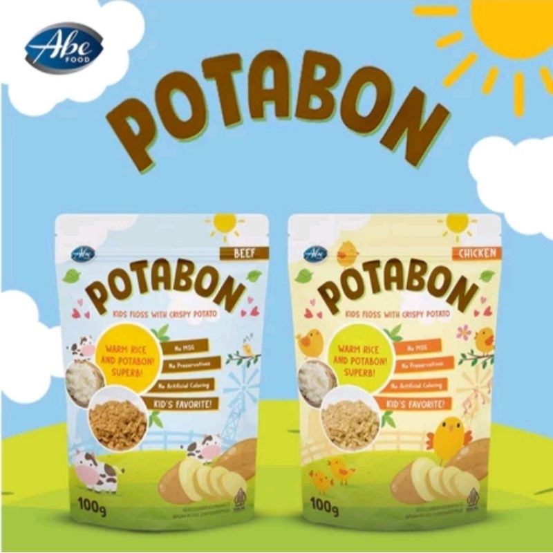 

ABE FOOD POTABON With Crispy Potato Beef & Chicken | Abon Anak