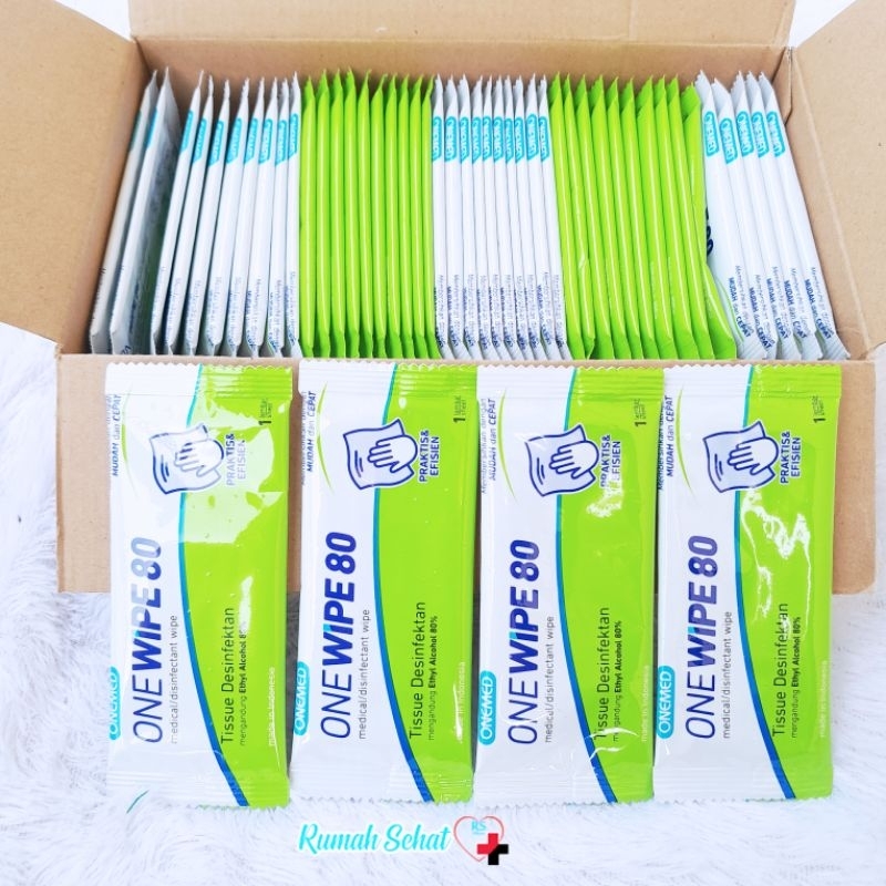 Tissue Antiseptik Onewipe 80 Tisu Antiseptik Tissue Basah antiseptik