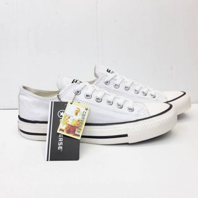 TERMURAH SEPATU ALL STAR WANITA PUTIH SEPATU PRIA CONVERSE ALL STAR PUTIH SEPATU KASUAL + BOX