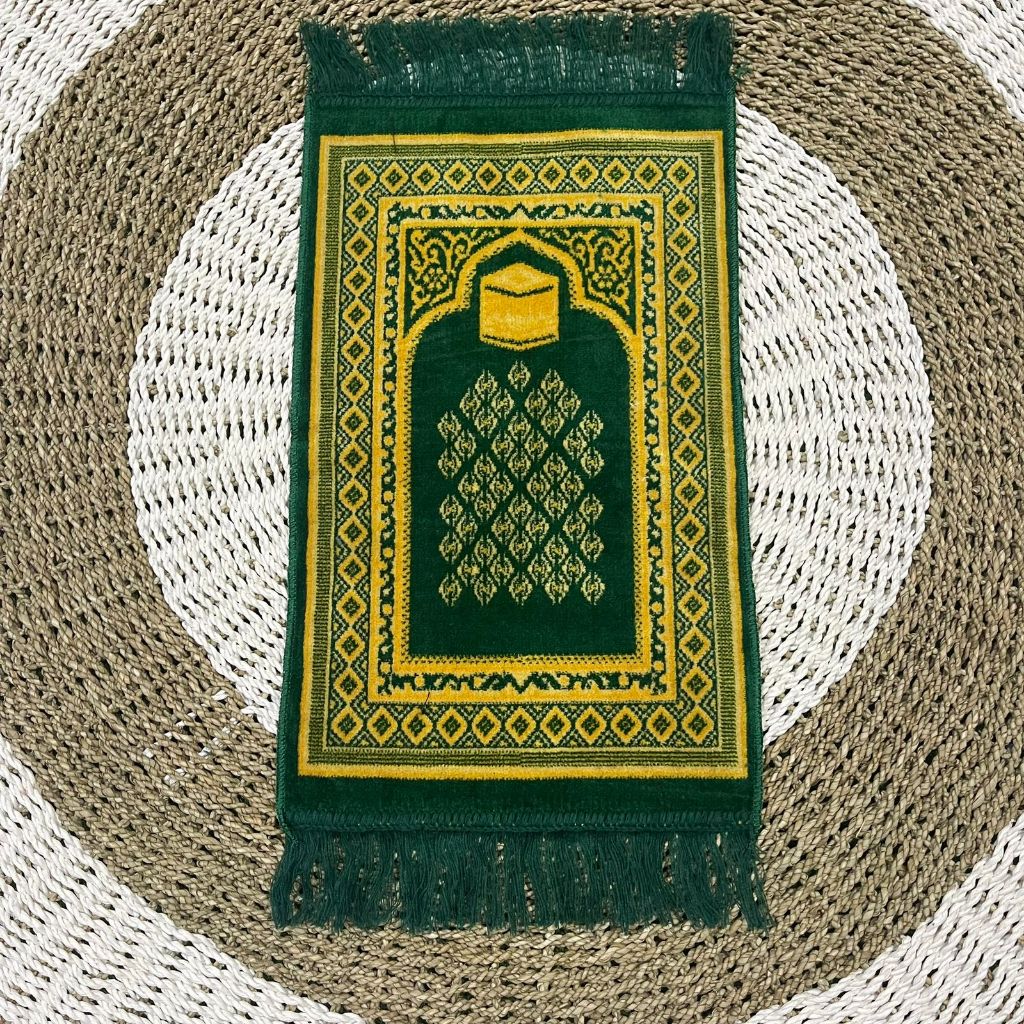 Sajadah Anak Travel Bludru Halus Kecil Tebal Best Quality