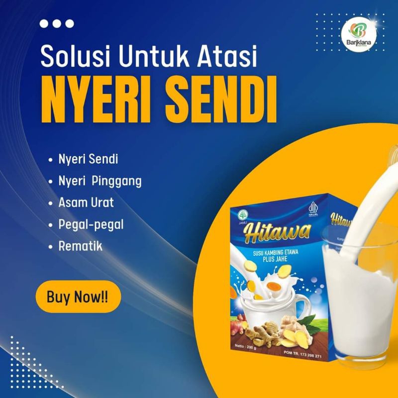 

HITAWA 200 gram susu kesehatan sendi dan tulang
