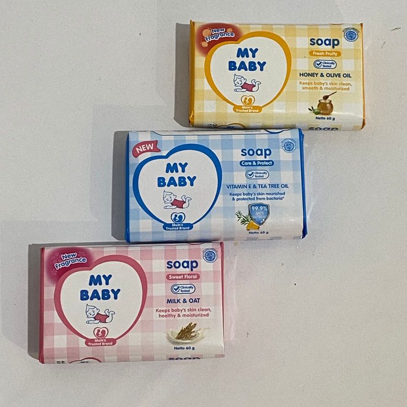 Sabun Bayi My Baby / My Baby Bar Soap / Sabun Batang My Baby 60 gr