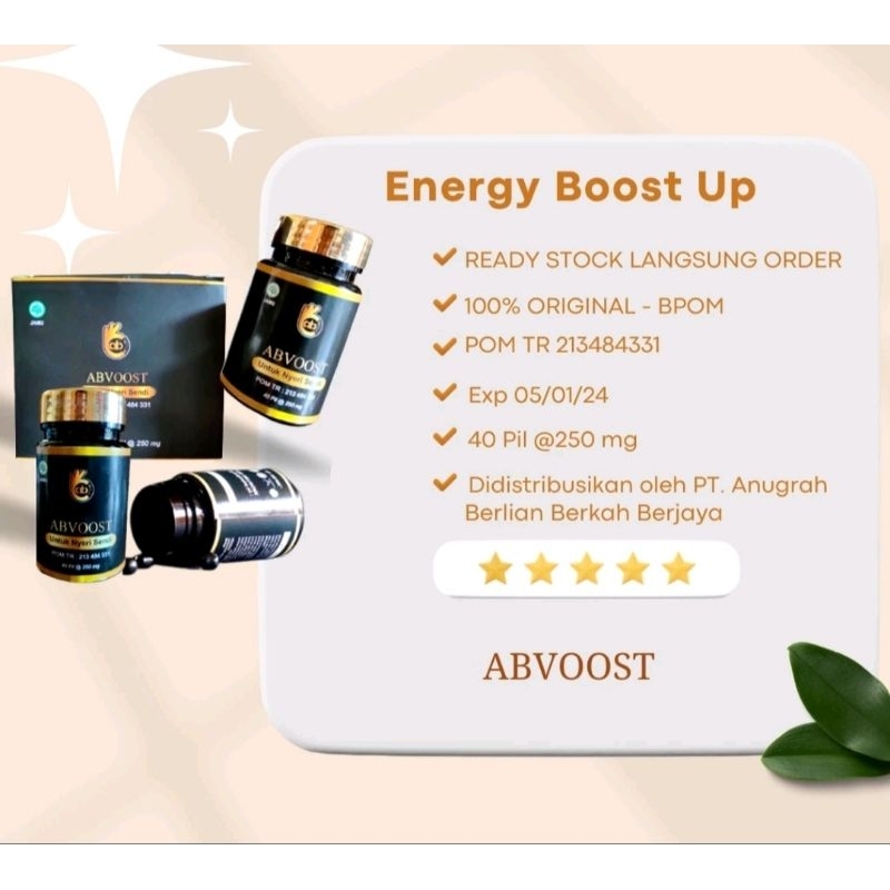 ABVOOST - Obat Nyeri Lutut Dan Sendi Tulang Paling Ampuh