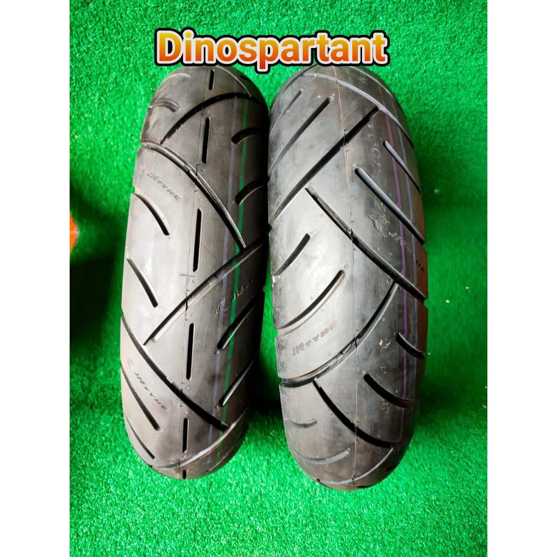 BAN LUAR BL TK tire RING 12 UKURAN DEPAN 100/80*12 BLAKANG 110/80*12 TUBELES BARU