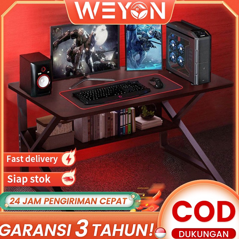 Banyak Dipakai Weyon meja komputemeja kantormeja gamingmeja laptopmeja komputer gamingmeja belajarA1