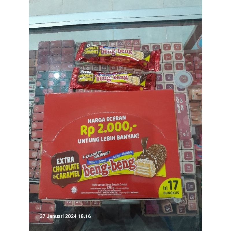 

[PROMO!!] NEW BENG - BENG 1 PAK ISI 17 PCS X 25 GR - beng-beng cokelat enak nikmat