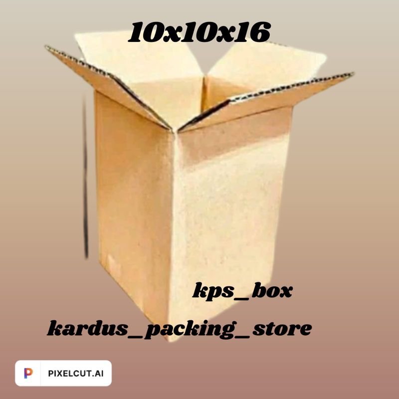 

kardus bok pecking 10x10 x16