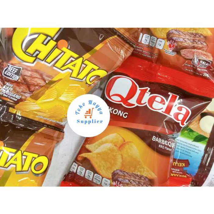 

Snack Chitato Qtela Beef BBQ Flavour | Pilih Varian