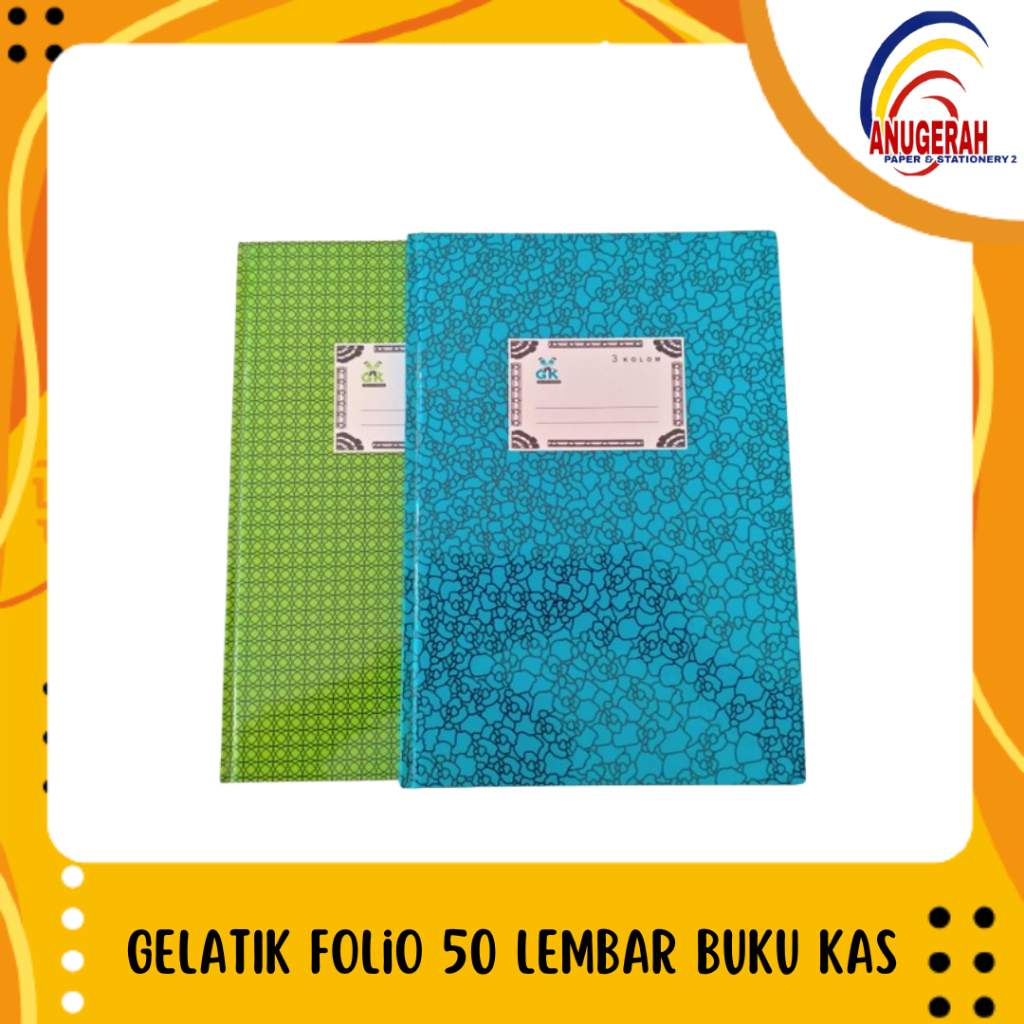 

GELATIK FOLIO 50 LEMBAR BUKU KAS (PCS)