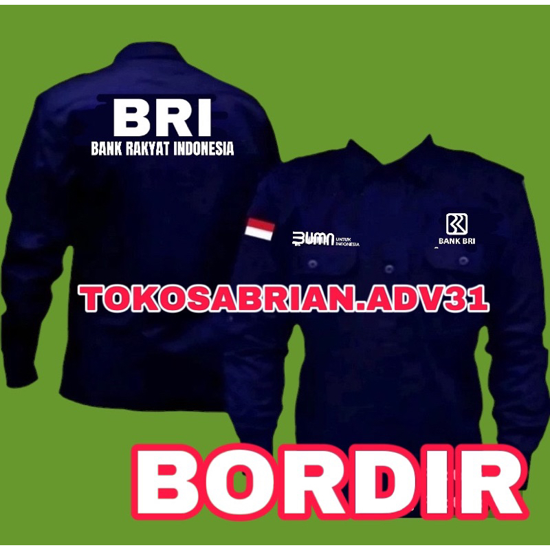 KEMEJA BANK BRI KEMEJA BRI BAJU BRI SERAGAM BRI BAJU KERJA BRI