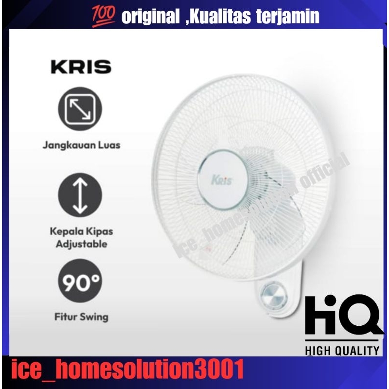 Kris 16 Inci Kipas Angin Dinding 50 Watt/kipas angin tempel/kipas angin dinding/kipas angin/kipas