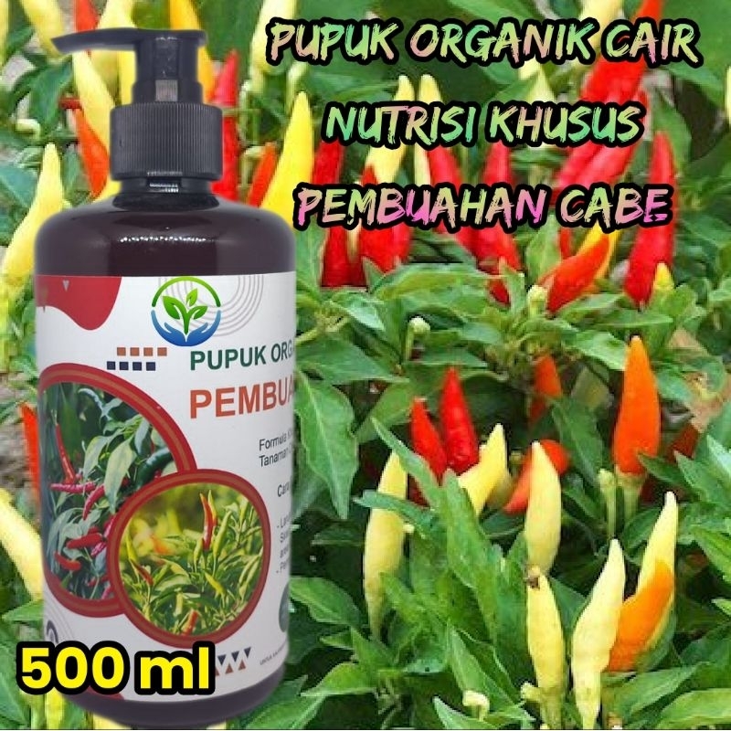 Pupuk Cabe Organik Cair Nutrisi Khusus Pembuahan Tanaman Cabe