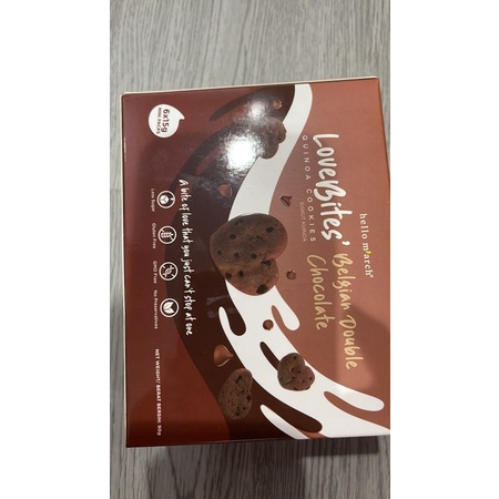 

Love Bites' Belgian Double Chocolate (6x15gr Mini Packs) 90gr