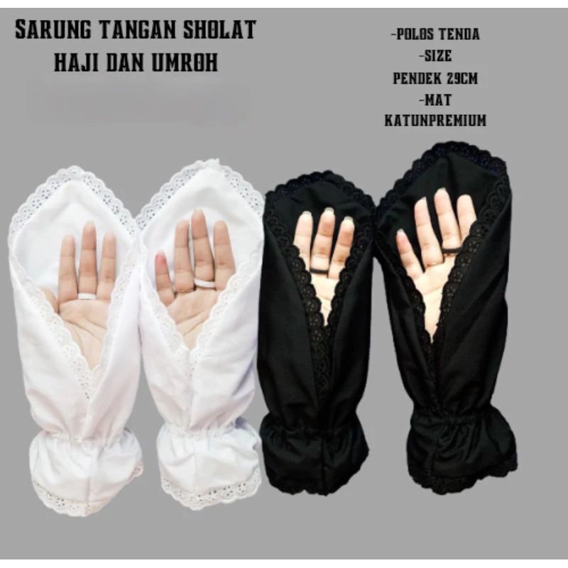 Sarung Tangan Wanita Umrah Dan Haji //Perlengkapan Umrah&Haji