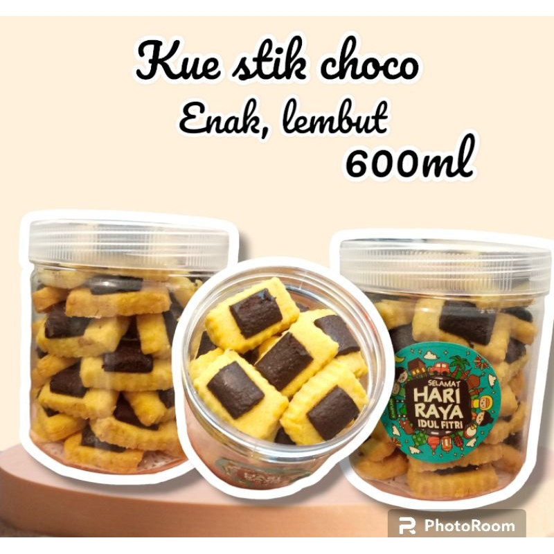 

kue kering choco stok enak lembut toples 600ml