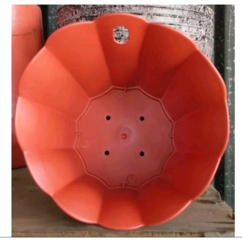 pot bunga tempel dinding