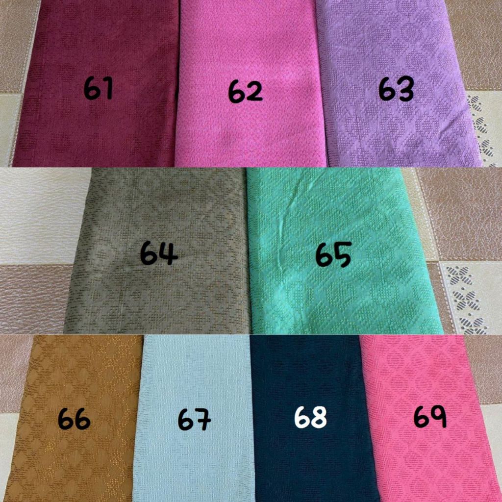 Kain Dobi Dobby Polos Meteran dan Grosir Kain Super Kain Polos Seragam Kain Katun Polos Halus Premiu