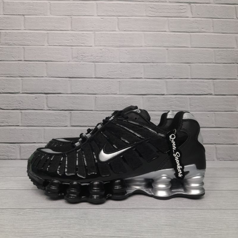 Sepatu Nike Shox TL "Black Silver"