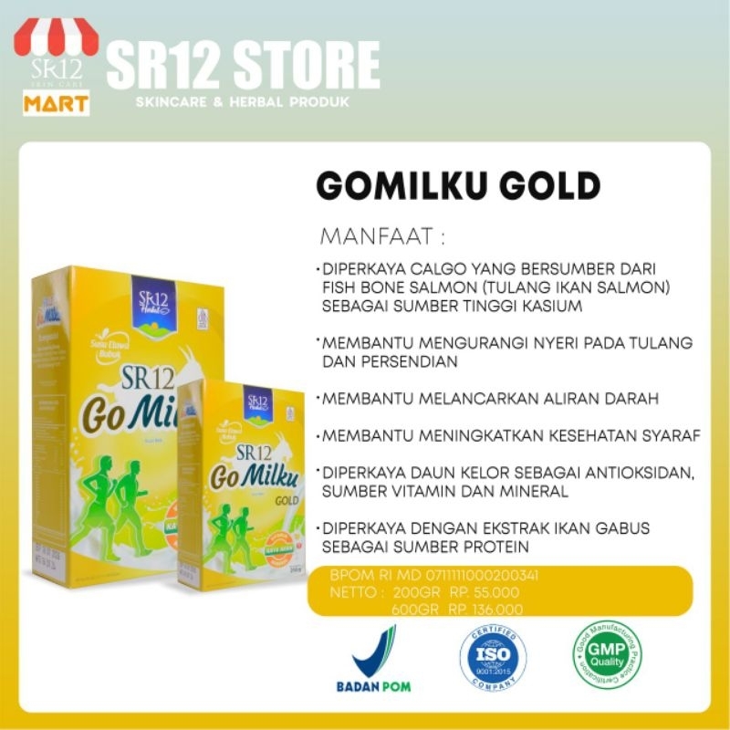 

GO MILKU GOLD SR12 SUSU KAMBING ETAWA PREMIUM SUSU KAMBING LANSIA MENGOBATI ORGAN DALAM