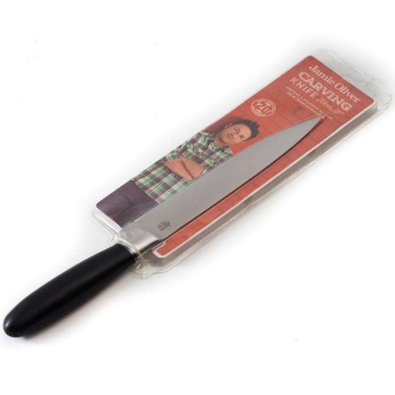 Pisau daging Jamie Oliver JC7502 carving knife - black original