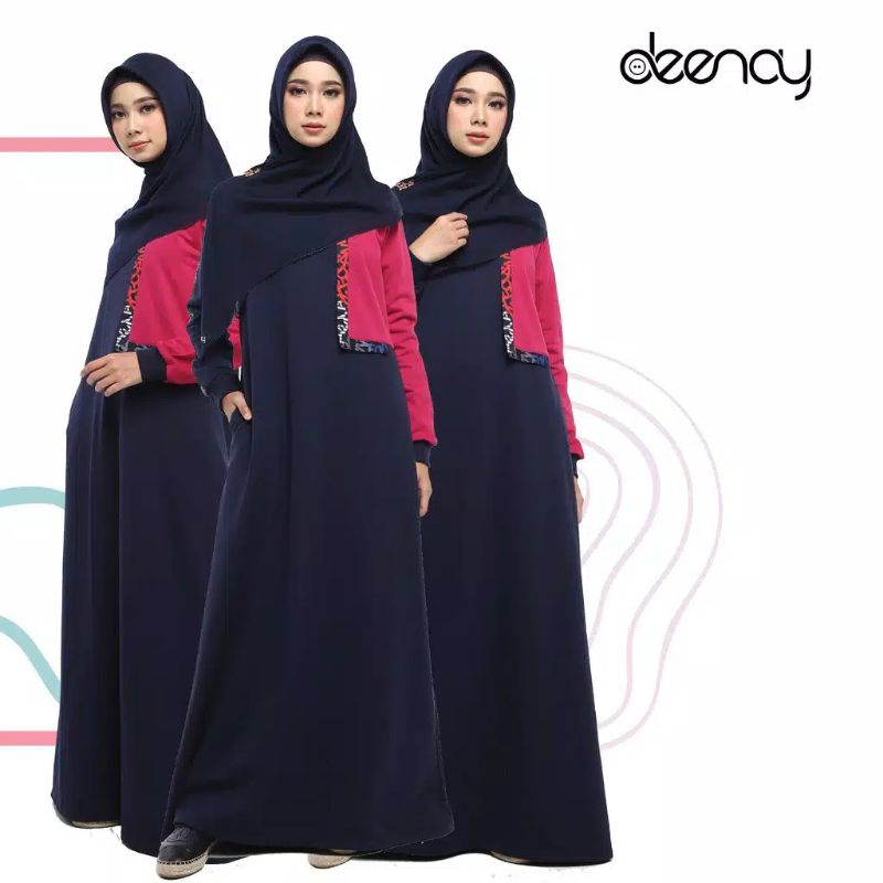 GAMIS PINK DRESS DEENAY STYLE DEENAY SCARVE