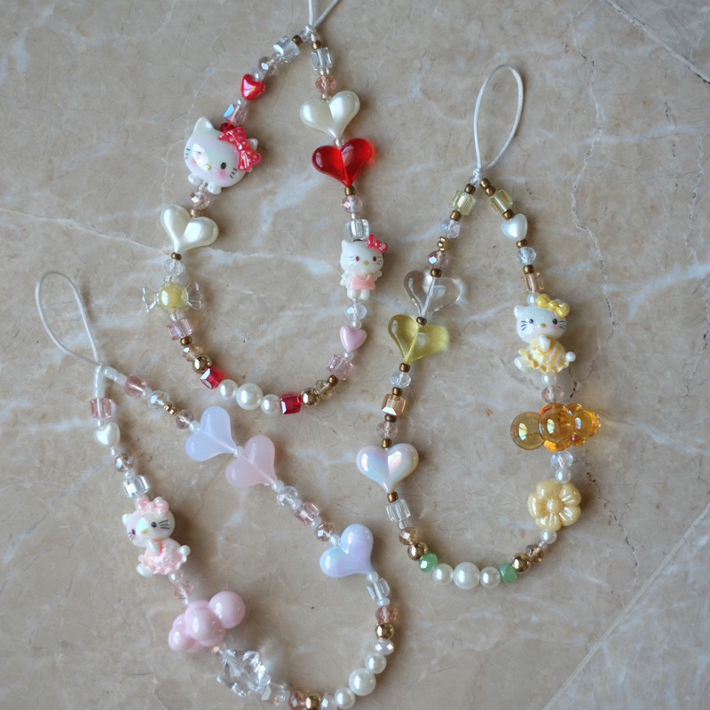 HELLO KITTY PHONE CHARMS