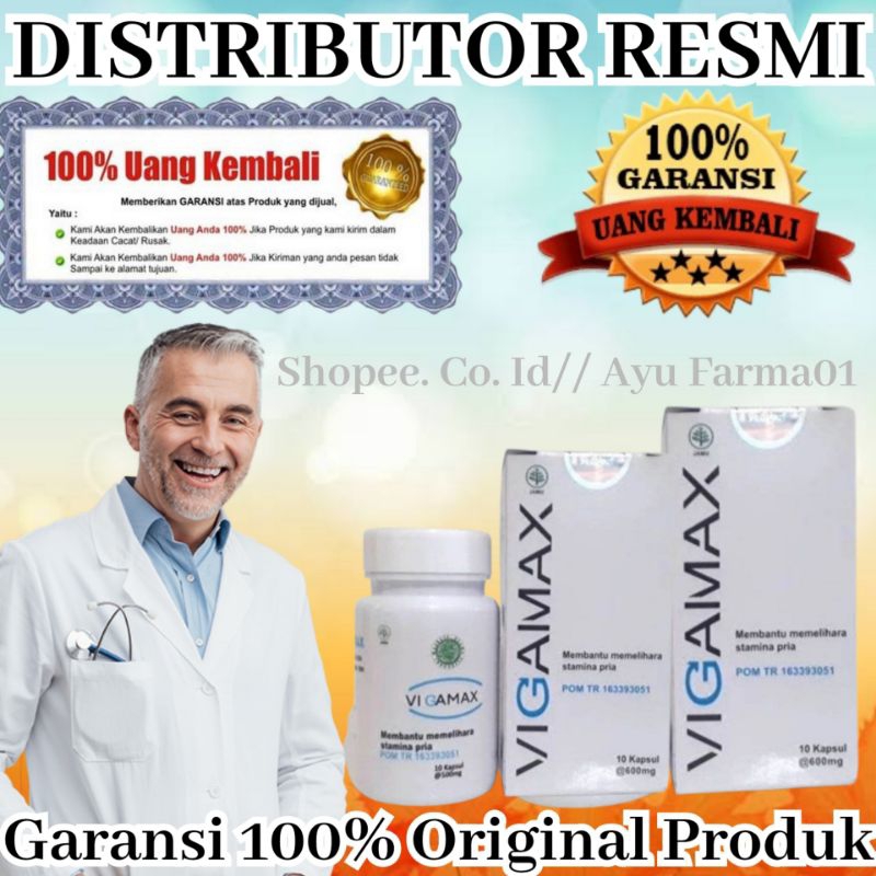 OBAT VIGAMAX ASLI 100% Suplemen Pris Herbal vigamax original