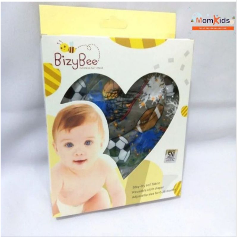 Popok kain clody kancing/ popok kain bayi bizy bee