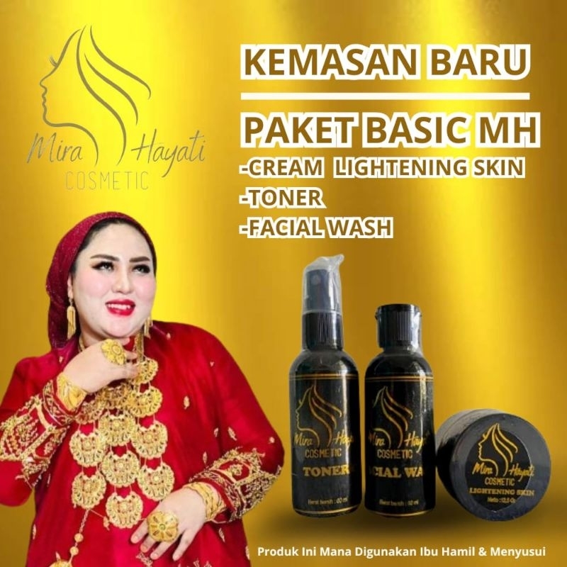 PAKET BASIC MIRA HAYATI COSMETIC ORIGINAL 100 %/MH SKINCARE/MIRA HAYATI SKINCARE