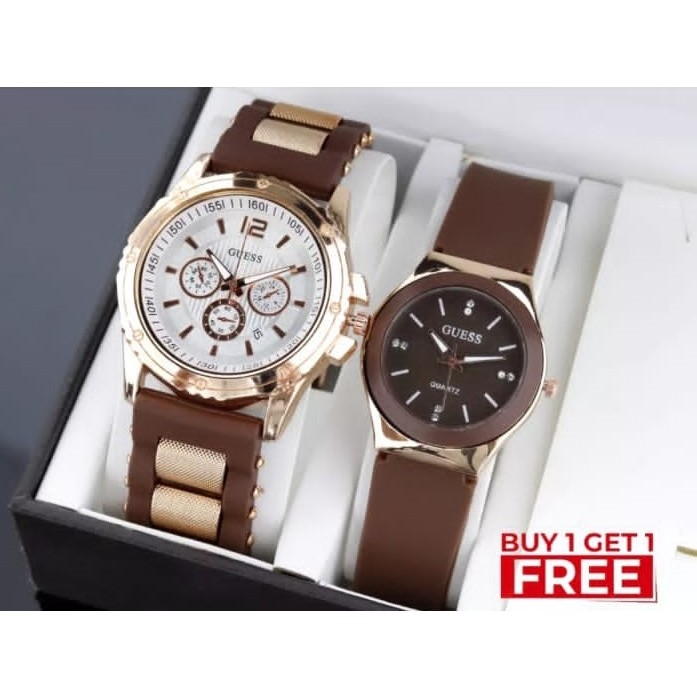 Jam Tangan Couple Terbaru Dewasa Traveling Kekinian Aesthetic Stylish Casual Analog Arloji Polos Ola