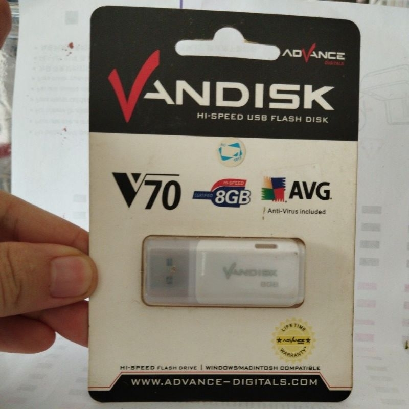 vandisk flashdisk 8gb