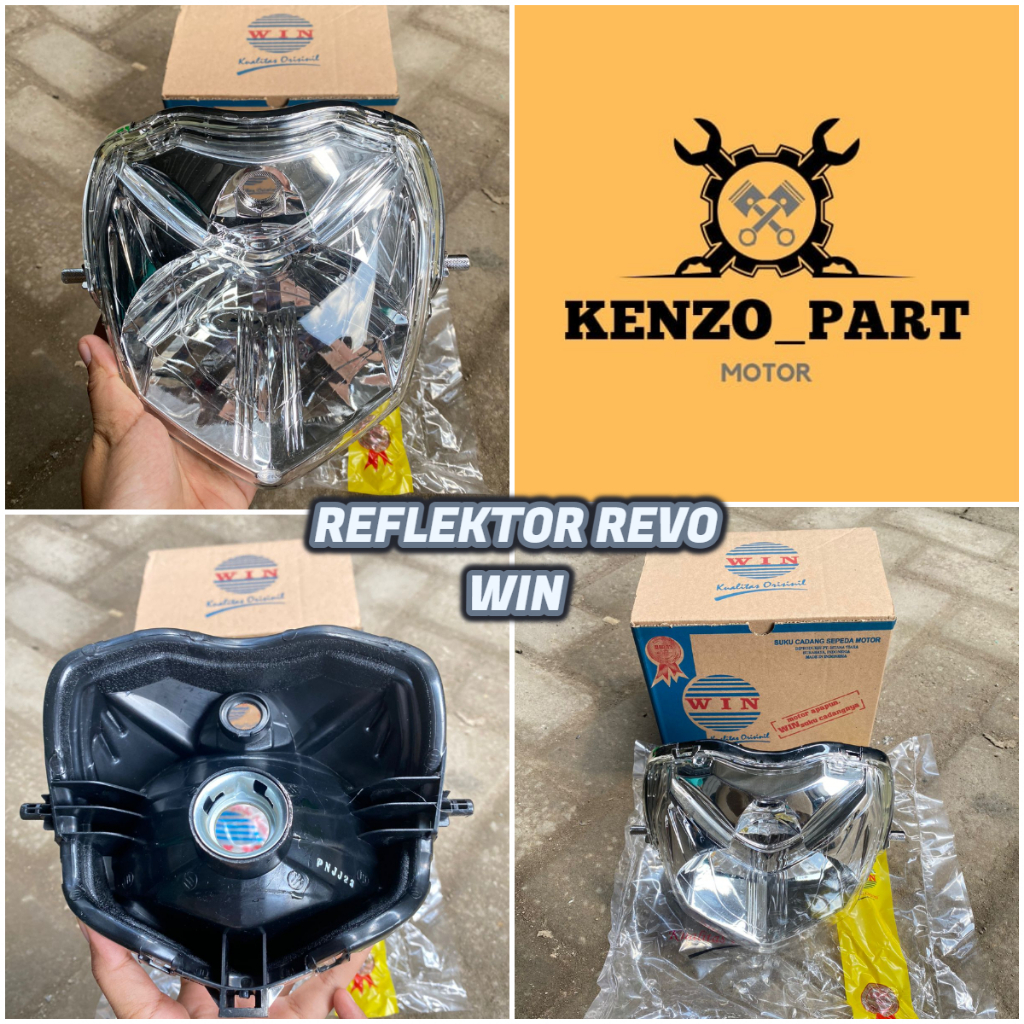 REFLEKTOR LAMPU DEPAN REVO OLD/REVO LAMA WIN || REFLEKTOR LAMPU DEPAN REVO LAMA WIN