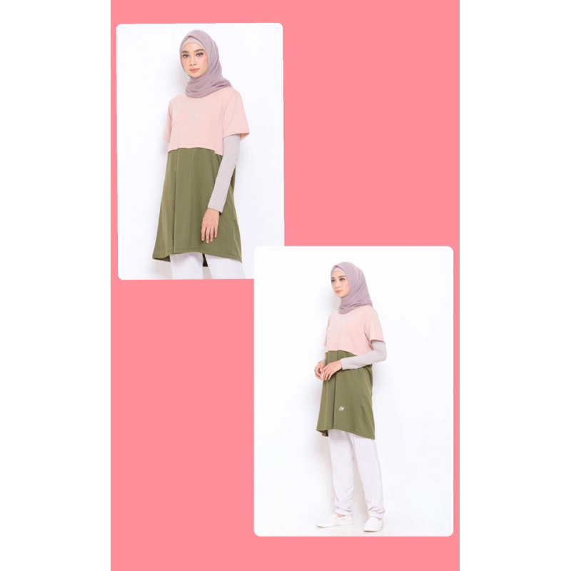 KAOS TUNIK BY ZM ZASKIA MECCA PRE❤ GOOD CONDITION