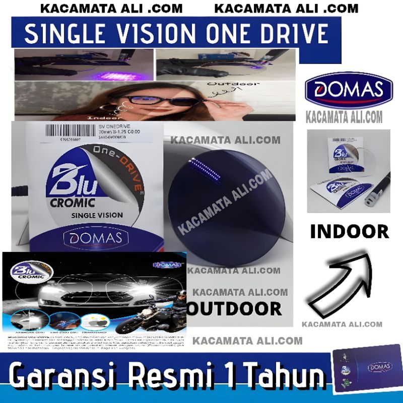 LENSA ONE DRIVE/NIGHT DRIVE BLUECROMIC DOMAS