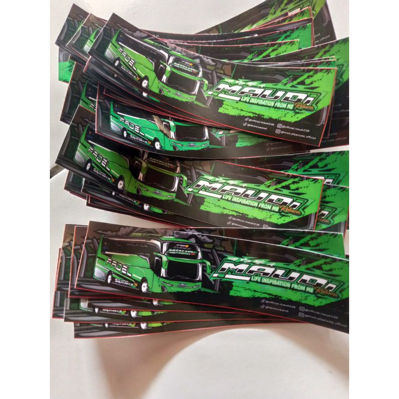 

5 stiker bus MAUDI REBORN JB5