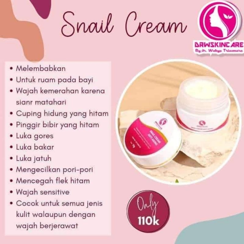 Snail cream Drw skincare