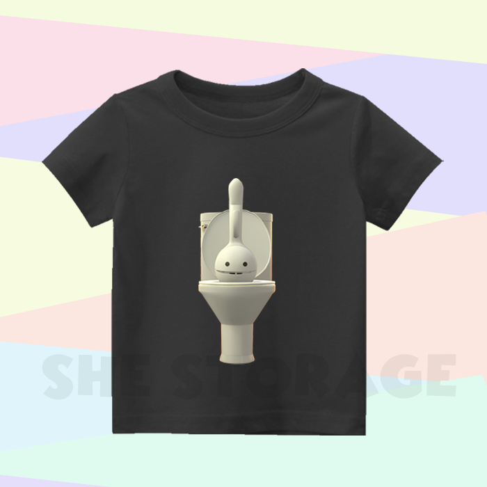 BAJU ANAK KAOS ANAK SKIBIDI TOILET OTAMATONE / ATASAN ANAK UNISEX SKIBIDI TOILET OTAMATONE