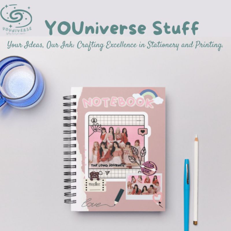 

Notebook Spiral A5 Notebook KEP1ER Lovestruck!/Jurnal Book/K-Pop Notebook