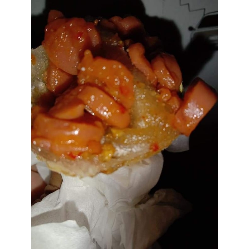 

cireng isi sosis pedas frozen teh henni karawang