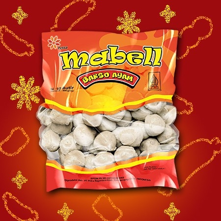 

MABELL Bakso Ayam 50s 400gr - Makanan Beku Olahan