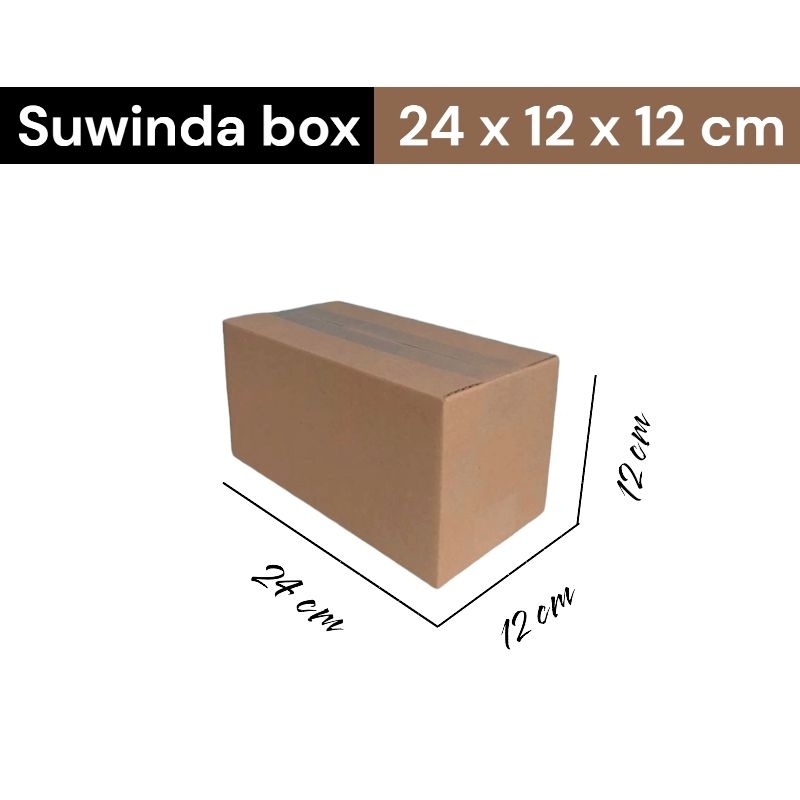 

Kardus karton uk. 24x12x12 cm Kotak Box ST untuk packing Souvenir -dll