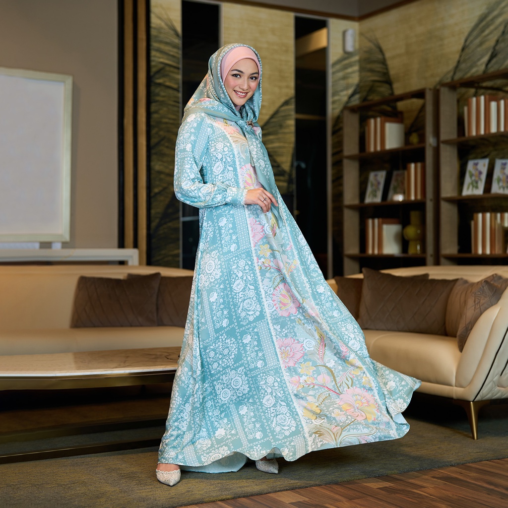 Mandjha Blissfull Dress Pakaian Muslim Wanita Gamis Original Ivan Gunawan