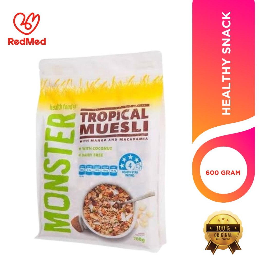 

MONSTER TROPICAL MUESLI 600GR