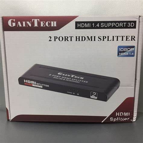 HDMI SPLITTER 2PORT GAINTECH